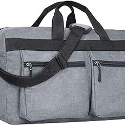 Polyester Overnight Travel Duffle Luggage Bag, Packing And Storage - Men And Women - (38 L, Light Grey), 28 Centimeters-image-29