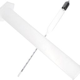 Healeved 1set Maple Syrup Hydrometer Glass Density Kit for Accurate Syrup Measurement Includes Test Cup Range for Home Brewing and Maple Production-13