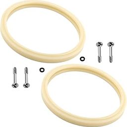 puxyblue Pool Light Gasket 8 3/8" Replace 79101600Z 79104800 for IntelliBrite Lights,AmeriLite Lights,Sam AmerLite Lights(2 Pack+4 Stainless Screws)-picture-23