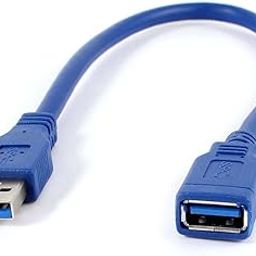 USB Extension Male to Female Cable 30 cm/1 feet USB 2.0 V High Speed USB Cable (Blue)-20