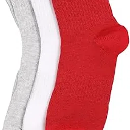 max Women Assorted Ankle-Length Socks - Pack of 3(Multicolour_FS)-picture-41