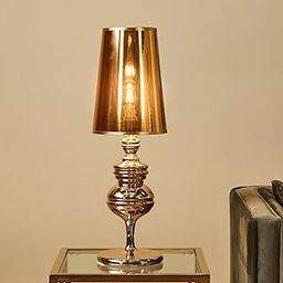 The Crafted Gesture Designer Frustum LED Desk Lamp|Tricolour Lighting for Bedroom, Office, or Study Table Use|Gold-Finish-image-97