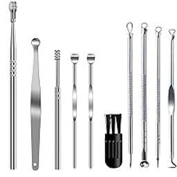 Charm Style Ear Wax Cleaner - Reusable Ear Cleaning Tools with Stainless Steel Picks, Small Brush & Portable Storage Box for Effective Earwax Removal & Care (Combo)-16