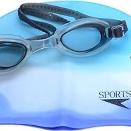 GB Product Sports Hour Silicon Swimming Cap & Swimming Goggle & Ear Plug-image-55