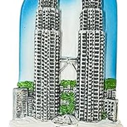 KRIWIN Travel Theme 3D Malaysia Country Petronas Towers Resin Fridge Magnet-image-71