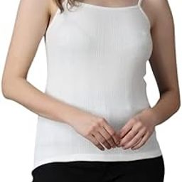 Ribbed Thermal Warmer Spaghetti Top for Women, Ultra Soft Sleeveless Strappy Winter Camisole Inner Wear Thermal for Women & Girl-picture-4