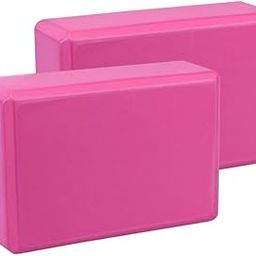 LRK Yoga Brick Fitness Brick Stretching Exercise Home Gym Sports Fitness Workout Pilates Brick (Pink)-image-60