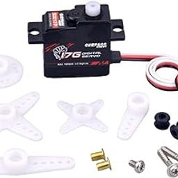 Tooth Digital Steering Gear Servo 1/18 Rc Plane Rc Boat Robot Accessory S0017P-image-28