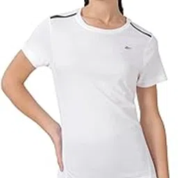 reebok Women's Solid Regular Fit T-Shirt-picture-39