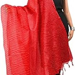 Beautiful Printed Kota Doria Lehriya Dupatta with Tassels for Regular Wear-14-picture-12