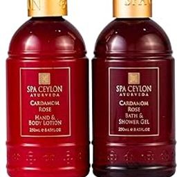 SPA CEYLON Cardamom Rose Bath & Body Duo | Body lotion| body cream | body care | shower gel | liquid soap-image-65