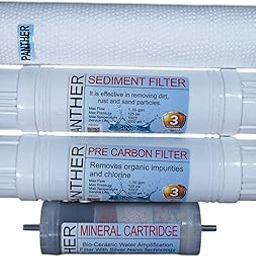 Panther Water Filter Set with Carbon, Sediment, Mineral Cartridge, PP Spun Filters, 6 Months Warranty-image-96