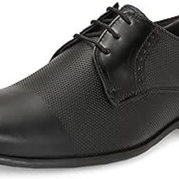Lace-up Men's Formal Shoe | Stylish with Soft Cushioned Insole | Trendy Lace-Up Design | Durable Leather with Anti-Skid Sole | Perfect for Formal Wear (4039)-image-90