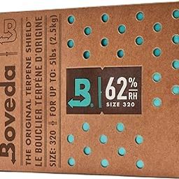 Boveda 62% Two-Way Humidity Control Pack For Storing 5 lb – Size 320 – Single – Moisture Absorber for Storage Containers – Humidifier Pack – Individually Wrapped Hydration Packet-picture-23