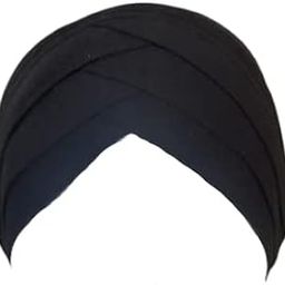 Women’s Premium TURBAN UnderScarf Inner cap Black Super Jersey-image-37