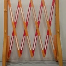 K T I® Foldable Expandable HDPE Barrier Height 3.08 Feetx open length 8.20 Feet Easy to Assemble for Hotels, Malls, Industrial Plants, Airports, Hospitals, Schools, etc| Yellow and Red (Pack Of 1)-18