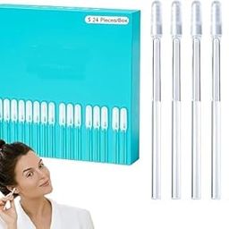 Riveira Ear Picker,Adhesive Ear Cleaner Tool Set for Ear Cleaning | Washable Resin Tip Ear Wax Removal Tool, Reusable Sticky Ear Cleaning Stick for Adults Children (24 Piece)-image-37