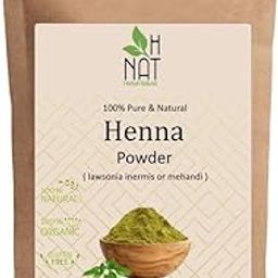H NAT Herbal Henna Organic Powder, 200g - Green | Natural Hair Colour | Conditioner for All Hair Types-image-47