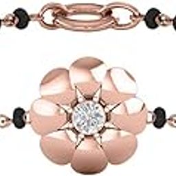 14K Rose Gold Diamond Bracelet for Women-image-22