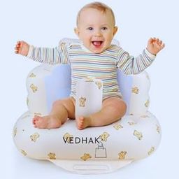 Baby Inflatable Seat for Infant Support Seat Summer Toddler Babies 3 Months Chair for Sitting Up, Baby Shower Chair Floor Seater Gifts with Chair Seat Cute Sofa Learn Stool Training Seat.-picture-13