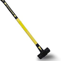 Gym Hammer Sledgehammer Home Fitness & Strength Training Gym Fiberglass Handle Hammer for Exercise (3KG)-image-30