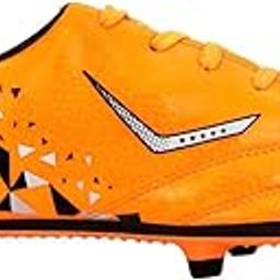 Vicky Transform i-Stud Football Shoes,Neon Orange, Size-10-image-46