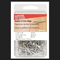 Hillman 1-1/4 in. L Soffit and Trim Stainless Steel Nail Smooth Shank Flat-image-31