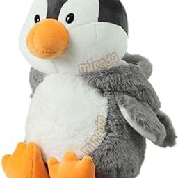 Mirada Cute Grey Penguin Soft Toy for Girls/Kids | Huggable Hoodie Penguin Soft Toy | Stuffed Plush Animal | Ideal for Birthdays & Special Occasions - 25cm-22