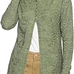Winter Wear Acrylic Blend Round Neck Full Sleeve Button Self Design/Solid Long Shrug-99