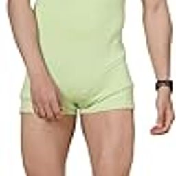 Vestido Modas Swimming Bodysuit for Men | Green Vest Bodysuit | Slim Fit for Body-image-57