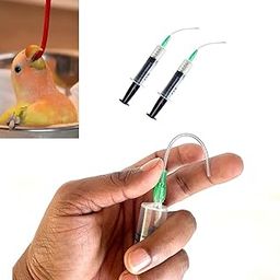 CJ farms and Agritech 12 Ml Bird Hand Feeding Syringe With Soft And Flexible Needle Pack Of 2-18