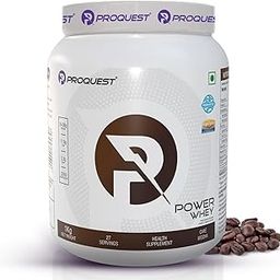 ProQuest Whey Protein (Café Mocha, 1 KG / 2.2 lb / 27 Servings) | 24g Protein Per Scoop | 5.3g BCAA & 11.9g EAA |Lab Tested, Added Probiotics & Digezyme® for Fast & Easy Digestion-image-65