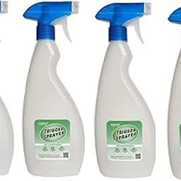 ALTRUIST Spray Bottle 750 ml Double-Shot Trigger Plastic (Aqua) For Sanitizer, Liquid, Fogging, Room Spray Garden Spray Saloon Glass Cleaning (Color White) (Set of 4)-picture-21