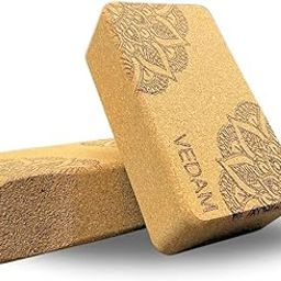 Vedam Cork Yoga Block, Set of 2, High Density, Non-Slippery, Light Weight, Odour-Resistant and Moisture Proof-picture-10