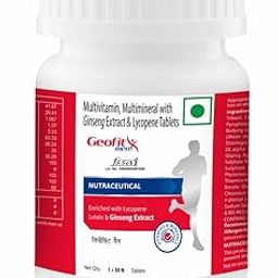 Geofit Multivitamin Tablet for Men with Calcium, Vitamin D3 & B12 for Bone Strength, Heart Health & Immunity Health Supplements Multi Vitamin for Men Pack of 30 Tablets-3