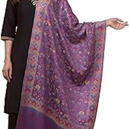 Women’s Stylish Acrylic Shawl/Stole/Wrap for Mild Winters, Geometric Design Palla All Weather Scarf (28 x 80 Inches)-picture-14
