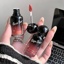 Gege Bear Water Gloss Lip Glaze | Ultra Moisturizing Formula | Liquid Lipstick Look with Tint-Like Comfort | Glossy Yet Natural Look | Non-Sticky & Lightweight | Shine-Boosting Lip Makeup | Trending Shades Great for Girls & Women (05# Drunk Rose, 4g)-11