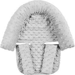 Baby Stroller Head Neck Support Pillow Infant Car Seat Neck Headrest with Seat Belt Strap Covers Newborn Lounger Pillow Babies Bed Mattress Rocker Head Protection for 0-12 Months-22