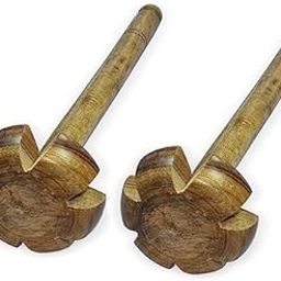 FIRST FRONT Wooden Rai Mixer Hand Blender and, Multicolour & (Pack of 2)-picture-24