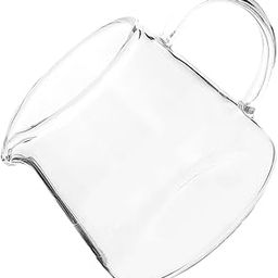 HOLIDYOYO 1piece Glass Milk Pitcher Handle Capacity for Milk Honey and Sauces for Latte Art and Coffee Bar Use Easy to Clean and Store-image-17