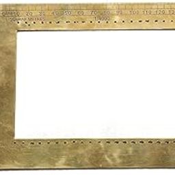 Title change for Area Comb Full Brass (PATWARI KANGHI) Land Area Measurement Scale / 1/4000 Balance Scale By UK SURVEY INST-1