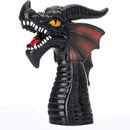 Yolococa Steam Release Angry Boss Diverter For Instant pot Cupboards/Cabinets protector 360Ã‚° Redirect Silicone Kitchen Accessory (Angry Boss) (Black Dragon)-image-2