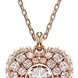 swarovski Women's Idyllia Pendant, Heart, White, Rose Gold-Tone Plated-picture-39
