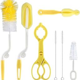RKPM HOMES Bottle Brush-360 Rotation Bottle Cleaner Baby Bottle Brush Water Bottle Brush Kit 7 In 1 Nylon Sponge Brush Blue-7Pcs Set-29
