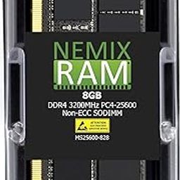 NEMIX RAM 8GB DDR4 3200MHZ or 2933MHZ or 2666MHZ 260-Pin SODIMM Laptop Memory MS25600-8-10