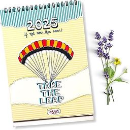 Baar Baar Dekho Take the Leap | Motivational Table Calendar 2025 | Desk Calendar Gift | With Holidays Marked | Planner and Notes Space | Monthly Planner (Free Stickers & Magnetic Bookmark Included)-29