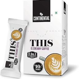 Continental THIS Creamy Instant Coffee Powder| 3 In 1 Instant Premix Coffee Powder | 180 Gram | Pack Of 1 | Rich and Creamy Flavor | Convenient Single-Serve Sachets for Quick and Easy Coffee Anytime-picture-16