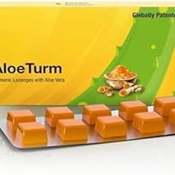 ALOE TURM (PACK OF TWO) for Quick Relief from Sore Throat from Natural Curcumin Extract from Turmeric | Sugar Free, Mint Flavour = 2 X 10 = 20 GELLY-picture-16