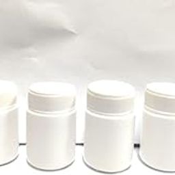 Shree Mahalaxmi Homeopathic Round Empty Plastic Bottles - 5 Gm Capacity (Pack of 100) Air Tight, Transparent Bottles for Homeopathic Medicine Tablets Empty Plastic Bottles-picture-0