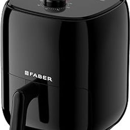 Faber 2 liter 1000W Air Fryer | Fry, Bake, Roast, Toast, Defrost & Reheat | Low Oil Cooking |Temperature & Time Control, Detachable Non-Stick Fryer Pan, Auto-Off | Sleek Design | (Black)-picture-24